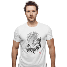 Load image into Gallery viewer, Shirts Fitted Shirts, Mens / Small / White The Prince Of Saiyans