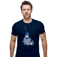 Load image into Gallery viewer, Shirts Fitted Shirts, Mens / Small / Navy I'd Want One