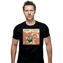 Load image into Gallery viewer, Shirts Fitted Shirts, Mens / Small / Black Don't Test Me