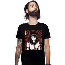 Load image into Gallery viewer, Shirts Fitted Shirts, Mens / Small / Black Deadly Pattern