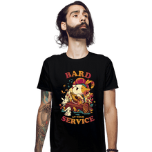 Load image into Gallery viewer, Daily_Deal_Shirts Fitted Shirts, Mens / Small / Black Bard's Call