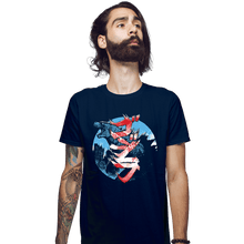 Load image into Gallery viewer, Daily_Deal_Shirts Fitted Shirts, Mens / Small / Navy Gojira Scream