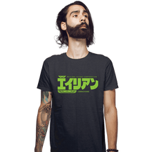 Load image into Gallery viewer, Daily_Deal_Shirts Fitted Shirts, Mens / Small / Dark Heather Aliens II