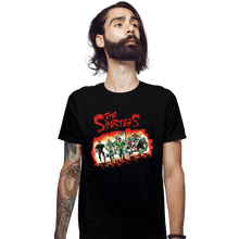 Load image into Gallery viewer, Daily_Deal_Shirts Fitted Shirts, Mens / Small / Black The Sinisters