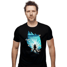 Load image into Gallery viewer, Shirts Fitted Shirts, Mens / Small / Black The Saiyan Prince