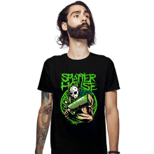 Load image into Gallery viewer, Daily_Deal_Shirts Fitted Shirts, Mens / Small / Black House Of Splatter