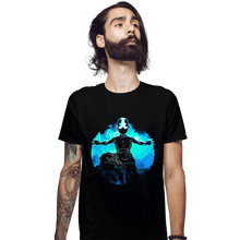 Load image into Gallery viewer, Daily_Deal_Shirts Fitted Shirts, Mens / Small / Black Air Bender Orb