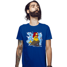 Load image into Gallery viewer, Shirts Fitted Shirts, Mens / Small / Royal Blue The Little Beerman
