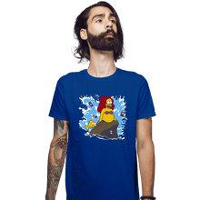 Load image into Gallery viewer, Shirts Fitted Shirts, Mens / Small / Royal Blue The Little Beerman