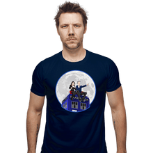 Load image into Gallery viewer, Shirts Fitted Shirts, Mens / Small / Navy Clara And The Doctor