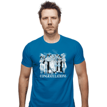 Load image into Gallery viewer, Shirts Fitted Shirts, Mens / Small / Sapphire Congratulations