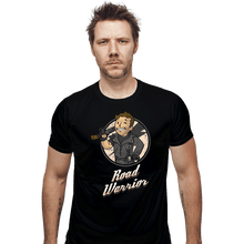 Load image into Gallery viewer, Shirts Fitted Shirts, Mens / Small / Black Road Warrior