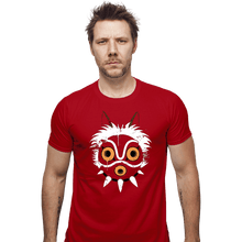 Load image into Gallery viewer, Shirts Fitted Shirts, Mens / Small / Red Graffiti Princess