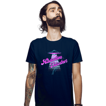 Load image into Gallery viewer, Daily_Deal_Shirts Fitted Shirts, Mens / Small / Navy Abduction Volunteer