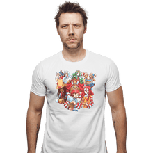 Load image into Gallery viewer, Secret_Shirts Fitted Shirts, Mens / Small / White Fast Waifus!