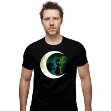 Load image into Gallery viewer, Daily_Deal_Shirts Fitted Shirts, Mens / Small / Black Snow Moon