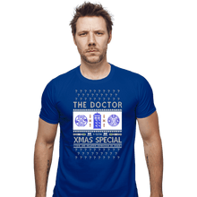 Load image into Gallery viewer, Shirts Fitted Shirts, Mens / Small / Royal Blue Doctor Ugly Sweater