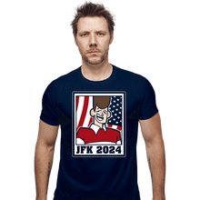 Load image into Gallery viewer, Shirts Fitted Shirts, Mens / Small / Navy Clone High President