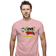 Load image into Gallery viewer, Shirts Fitted Shirts, Mens / Small / Pink Ghibli Ball Z