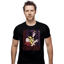 Load image into Gallery viewer, Shirts Fitted Shirts, Mens / Small / Black Honky Tonk Woman