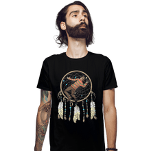 Load image into Gallery viewer, Shirts Fitted Shirts, Mens / Small / Black Dreamcatcher