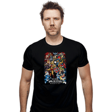 Load image into Gallery viewer, Daily_Deal_Shirts Fitted Shirts, Mens / Small / Black Super 80s Busters