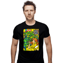 Load image into Gallery viewer, Daily_Deal_Shirts Fitted Shirts, Mens / Small / Black Turtles Japan