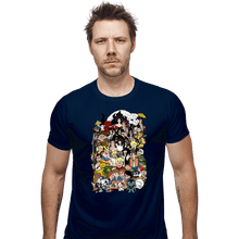 Load image into Gallery viewer, Daily_Deal_Shirts Fitted Shirts, Mens / Small / Navy Made Of Movies
