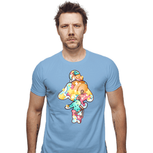 Load image into Gallery viewer, Shirts Fitted Shirts, Mens / Small / Powder Blue Magical Silhouettes - Isabelle