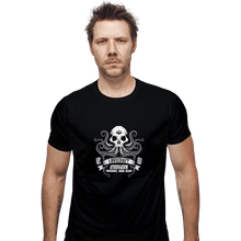 Load image into Gallery viewer, Shirts Fitted Shirts, Mens / Small / Black Lovecraft Athenaeum