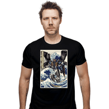 Load image into Gallery viewer, Daily_Deal_Shirts Fitted Shirts, Mens / Small / Black Deathscythe Hell
