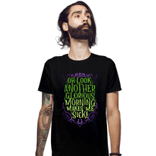 Load image into Gallery viewer, Secret_Shirts Fitted Shirts, Mens / Small / Black Glorious Morning