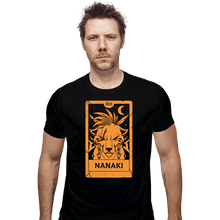 Load image into Gallery viewer, Daily_Deal_Shirts Fitted Shirts, Mens / Small / Black Nanaki Tarot Card
