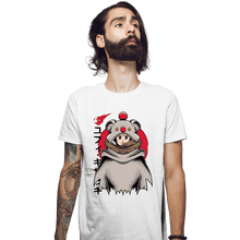 Load image into Gallery viewer, Shirts Fitted Shirts, Mens / Small / White Yuffie Moogle Cape