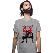 Load image into Gallery viewer, Shirts Fitted Shirts, Mens / Small / Sports Grey Crimson Gear 2nd