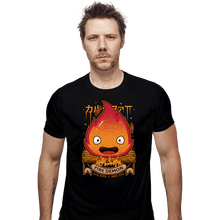 Load image into Gallery viewer, Shirts Fitted Shirts, Mens / Small / Black The Fire Demon