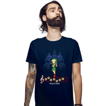 Load image into Gallery viewer, Shirts Fitted Shirts, Mens / Small / Navy Song Of Zords