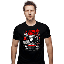 Load image into Gallery viewer, Daily_Deal_Shirts Fitted Shirts, Mens / Small / Black King Of Horror