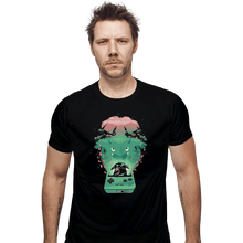 Load image into Gallery viewer, Shirts Fitted Shirts, Mens / Small / Black Green Pocket Gaming
