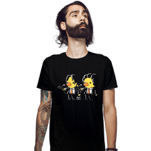 Load image into Gallery viewer, Secret_Shirts Fitted Shirts, Mens / Small / Black Duck Fiction