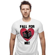 Load image into Gallery viewer, Daily_Deal_Shirts Fitted Shirts, Mens / Small / White Fall For Me