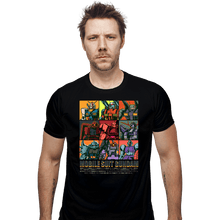 Load image into Gallery viewer, Daily_Deal_Shirts Fitted Shirts, Mens / Small / Black Mobile Suits