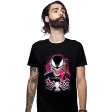 Load image into Gallery viewer, Secret_Shirts Fitted Shirts, Mens / Small / Black Venom Glitch