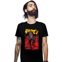 Load image into Gallery viewer, Shirts Fitted Shirts, Mens / Small / Black Debiruman