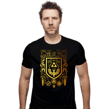 Load image into Gallery viewer, Daily_Deal_Shirts Fitted Shirts, Mens / Small / Black Waker Of Time