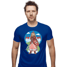 Load image into Gallery viewer, Daily_Deal_Shirts Fitted Shirts, Mens / Small / Royal Blue Armored Princess