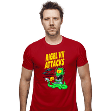 Load image into Gallery viewer, Last_Chance_Shirts Fitted Shirts, Mens / Small / Red Rigel 7 Attacks