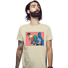 Load image into Gallery viewer, Daily_Deal_Shirts Fitted Shirts, Mens / Small / Sand Everybody Hates Robin