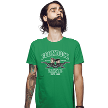 Load image into Gallery viewer, Shirts Fitted Shirts, Mens / Small / Irish Green Fighting Saints