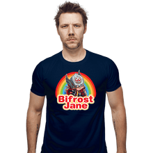 Load image into Gallery viewer, Shirts Fitted Shirts, Mens / Small / Navy Bifrost Jane